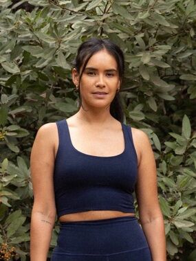 Purusha People Noir Navy Muse Tank in size small